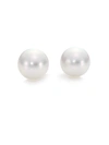 Mikimoto Women's 7.5mm White Cultured Akoya Pearl & 18k White Gold Stud Earrings