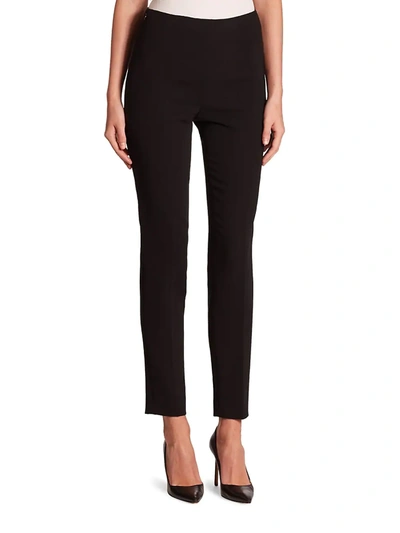 Akris Melissa Stretch Wool Trousers In Black