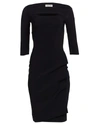 Chiara Boni La Petite Robe Kate Boatneck Dress In Black