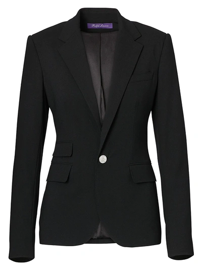 Ralph Lauren Iconic Style Parker Wool Jacket In Black