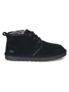 Ugg Suede Neumel Lace-up Boots In Black