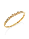 HUEB BAHIA 18K YELLOW GOLD & DIAMOND BANGLE BRACELET,400093910995