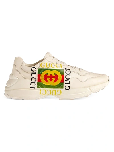 Gucci Off-white Box Logo Ryhton Sneakers