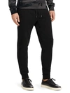 Polo Ralph Lauren Double-knit Regular Fit Jogger Sweatpants In Black