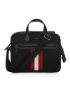 Bally Chandos Nylon Business Bag In Black