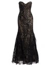 RENE RUIZ COLLECTION STRAPLESS EMBELLISHED GOWN,400097286685