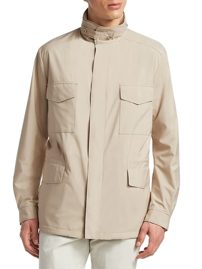 Loro Piana Windmate Storm System Travel Jacket In Neutrals