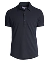 Orlebar Brown Cotton-silk Sebastian Polo Shirt In Navy