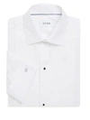 ETON MEN'S SLIM-FIT PIQUE LONG-SLEEVE COTTON DRESS SHIRT,400097973765