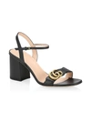 GUCCI WOMEN'S MARMONT GG ANKLE-STRAP SANDALS,400098352139