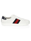 GUCCI ACE LEATHER SNEAKER,400098446573