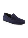 TOD'S MEN'S CITY GOMMINI SUEDE DRIVERS,0400098654202