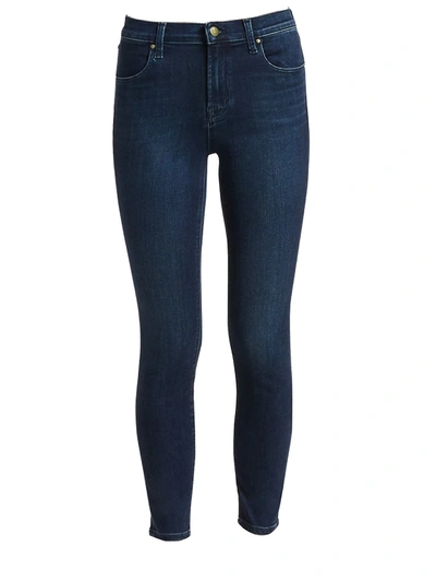 J Brand Womens Superior Sophia Skinny Mid-rise Stretch-denim Jeans 23 In Blue