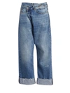 R13 WOMEN'S CROSSOVER JEANS,400099096536