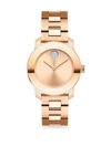 MOVADO BOLD ROSE GOLDPLATED STAINLESS STEEL BRACELET WATCH,400099234986
