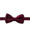 Eton Velvet Pre-tied Bow Tie In Red