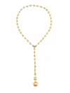 MARCO BICEGO WOMEN'S AFRICA 18K YELLOW GOLD & DIAMOND HAND ENGRAVED LARIAT NECKLACE,400099254105