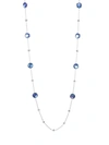 Ippolita Sterling Silver, Rock Candy Mother-of-pearl, Lapis & Clear Quartz Triplet Statement Necklace, 38 In Blue/silver