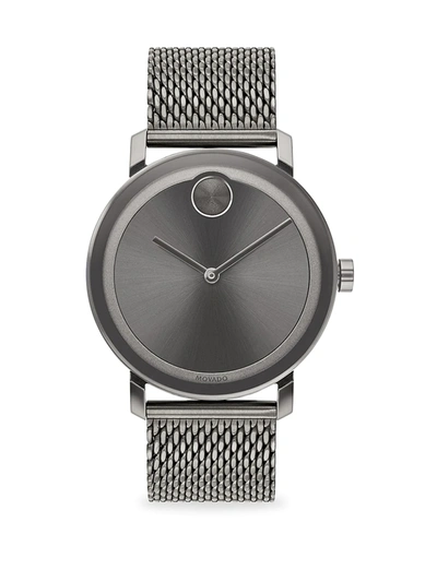 Movado Bold Evolution Stainless Steel Watch In Grey