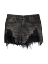 R13 WOMEN'S SHREDDED SLOUCH SHORTS,400099770469