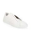 Fendi Men's Ff Taping Laceless Low-top Sneakers In White