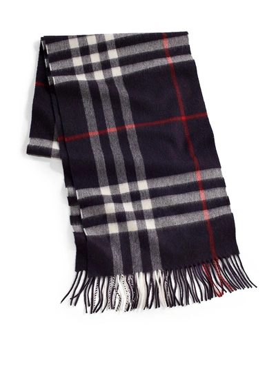 BURBERRY MEN'S THE CLASSIC GIANT CHECK CASHMERE SCARF,400219558321