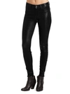 J BRAND MID-RISE LEATHER SKINNY JEANS,415387349114