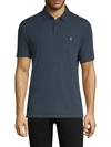 JOHN VARVATOS MEN'S PEACE LOGO POLO,0421828247697