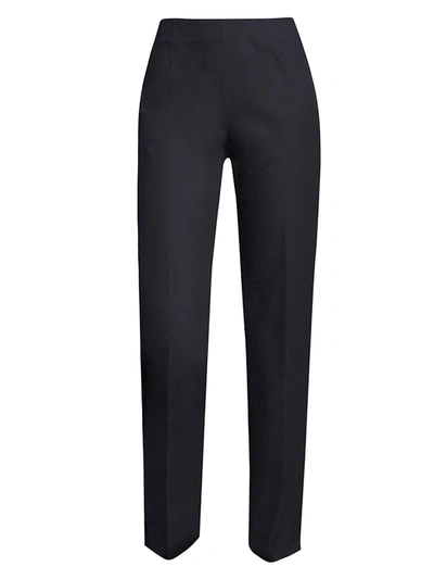 Lafayette 148 Cropped Bleecker Pants In Black