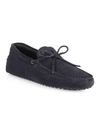 TOD'S MEN'S GOMMINO SUEDE MOCCASINS,0435152854759