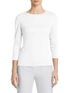 LAFAYETTE 148 THREE-QUARTER SLEEVE TEE,433294461071