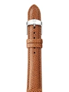MICHELE WOMEN'S SADDLE LEATHER WATCH STRAP/16MM,0445479130511