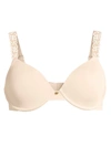 Natori Pure Luxe Custom Coverage Contour Underwire Bra In Cafe