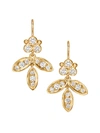 TEMPLE ST CLAIR WOMEN'S FOGLIA DIAMOND & 18K YELLOW GOLD EARRINGS,482782394452