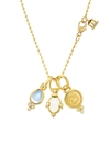 TEMPLE ST CLAIR WOMEN'S ROCK CRYSTAL, MOONSTONE, DIAMOND & 18K YELLOW GOLD CHARM NECKLACE,482794812234