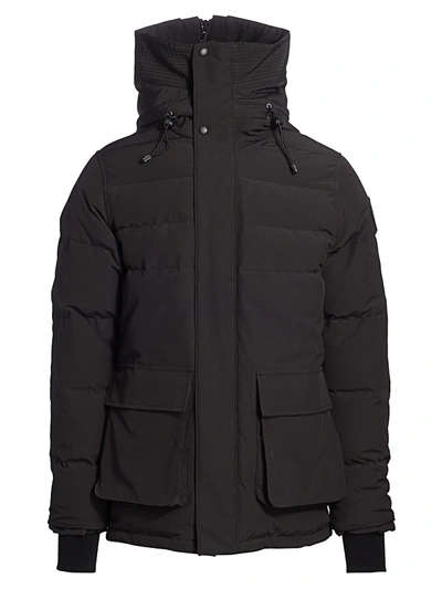 Canada Goose Wedgemount Down-filled Parka In Black