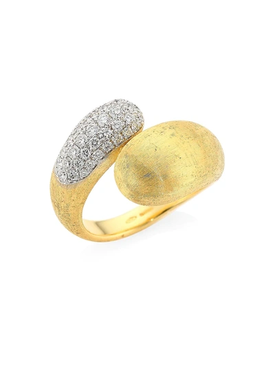 Marco Bicego 18k Yellow Gold & 18k White Gold Lucia Diamond Ring In White/gold