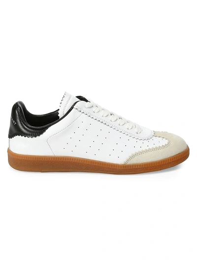 Isabel Marant Women's Bryce Leather Trainers In White