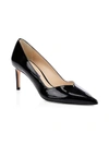 Stuart Weitzman Anny Patent Leather Pumps In Black