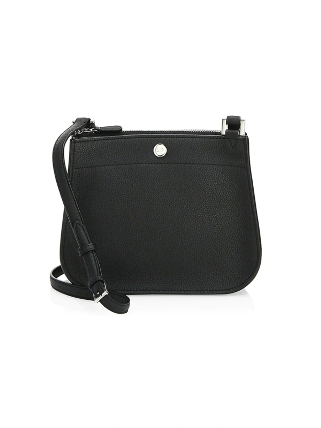 Loro Piana☆美品☆ Loro Piana Milky Way Piccola Leather Crossbody Bag In 8000black