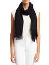 Loro Piana Grande Cashmere Scarf In Black