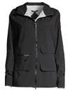 Canada Goose Pacifica Waterproof Rain Jacket In Black