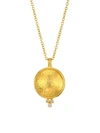 GURHAN WOMEN'S AMULET 24K YELLOW GOLD, 22K YELLOW GOLD, 18K YELLOW GOLD & DIAMOND PENDANT NECKLACE,400010627614