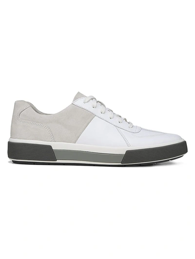 Vince Rogue Lace-up Low Top Trainer In White/ Horchata