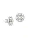 MAJORICA WOMEN'S ALLEGRA FAUX-PEARL & STAINLESS STEEL CAGE STUD EARRINGS,400010765670