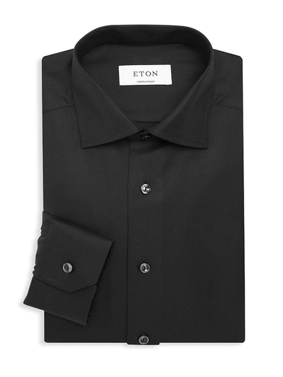 ETON MEN'S CONTEMPORARY-FIT DIAGONAL WEAVE DRESS SHIRT,400010693885