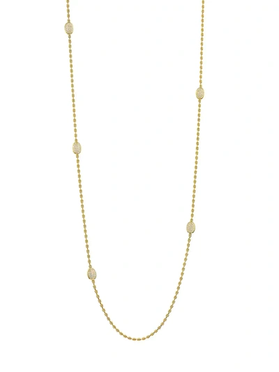 Alberto Milani Women's Via Brera 18k Yellow Gold & Diamond Beaded Chain Necklace
