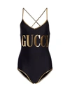 GUCCI LOGO ONE-PIECE SWIMSUIT,0400010981118