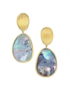 MARCO BICEGO LUNARIA 18K YELLOW GOLD & BLACK MOTHER-OF-PEARL DROP EARRINGS,400097786454