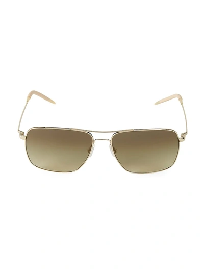 Oliver Peoples Clifton Ov1150s 503585 Navigator Sunglasses In Gold